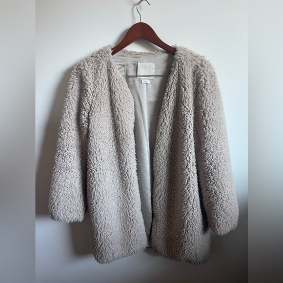 Aritzia Wilfred Sherpa Fleece Jacket - Picture 1 of 3
